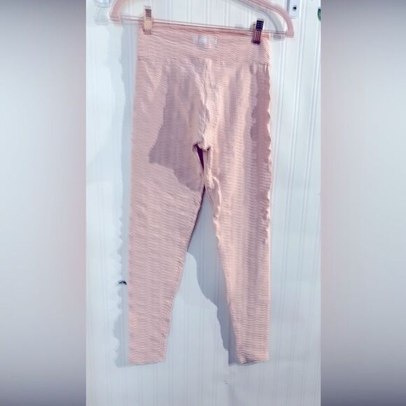 Booty by Brabants Pink Textured Leggings - Picture 5 of 8